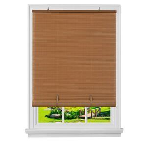 PowerSellerUSA Oval Cordless Blinds, Roll-Up Roller Shades for Windows and